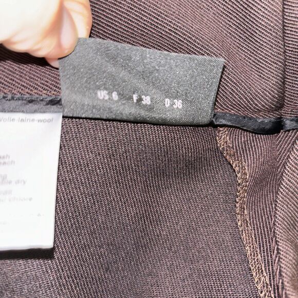 Womens Size 6 Akris Brown Wool Pants EUC - Picture 5 of 5